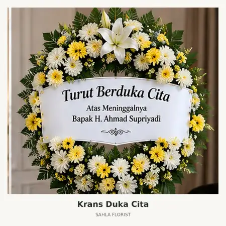 Krans Bunga Duka Soekarno Hatta Bandung